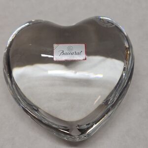 Baccarat Coeur Cupid Crystal Heart New Without Box